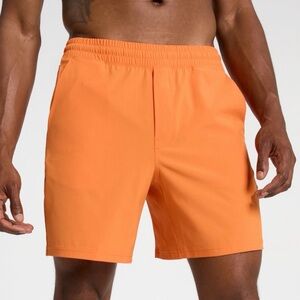 NWT VRST Men's 7" Unlined Short. 92% polyester, 8% elastene, Fresh Tangerine